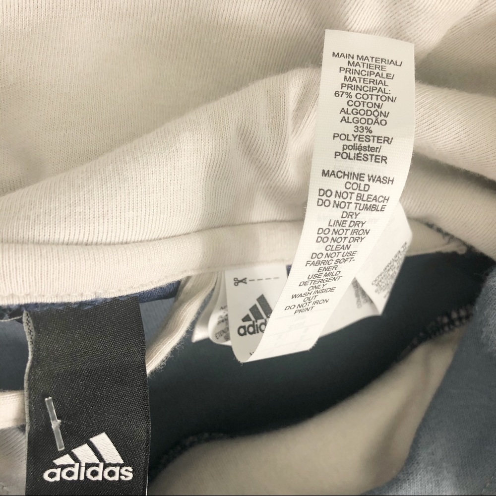 Adidas sweatshirt with hoodies Small Blue - Picture 8 of 8